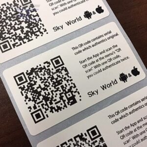 Mã xác thực kỹ thuật số Nhãn cào