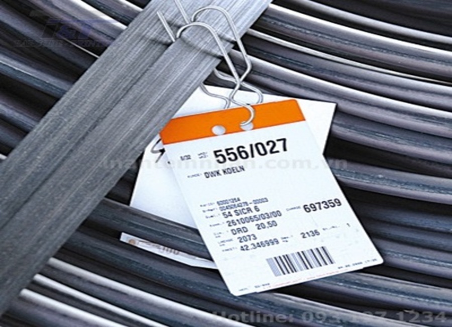 Nhãn chịu nhiệt cho ngành thép (Etiket)